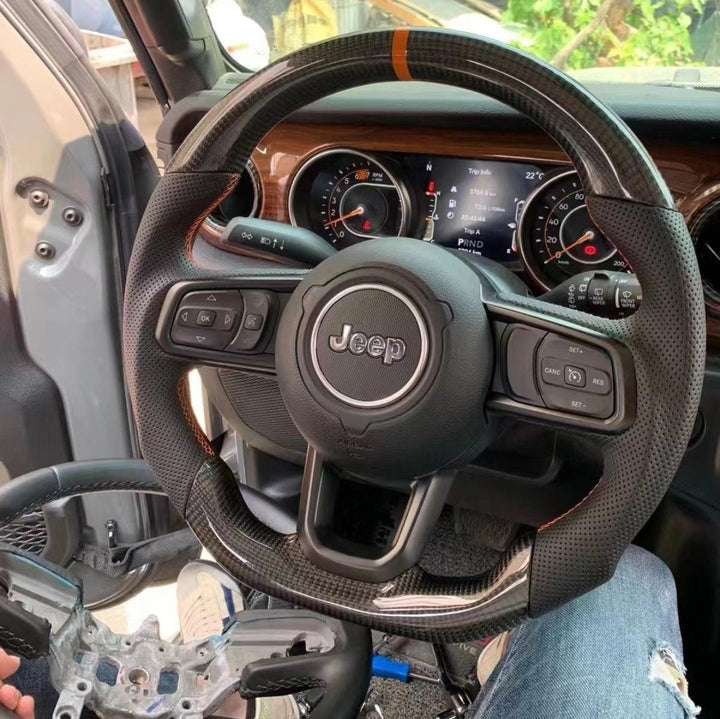 2019+ Jeep Gladiator Fiber Steering Wheel (Custom Order)