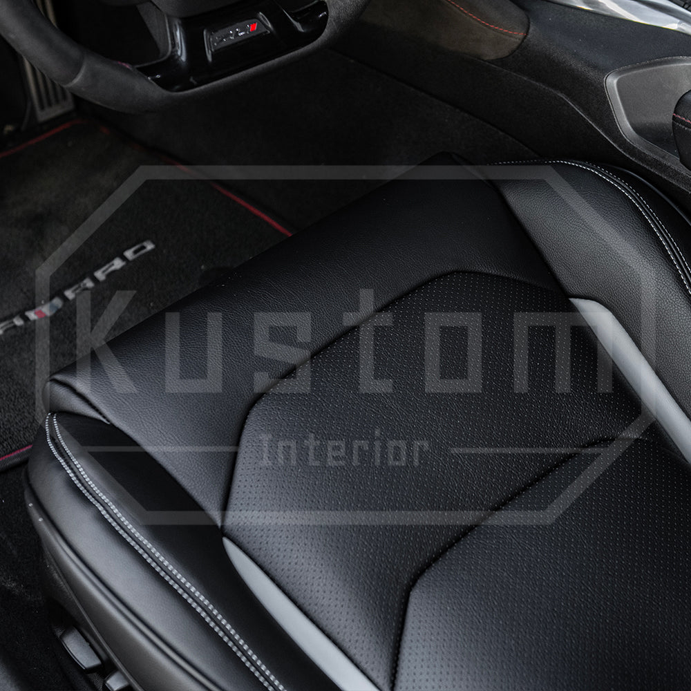 6th Gen Camaro Leather Seat Covers (Custom Order)