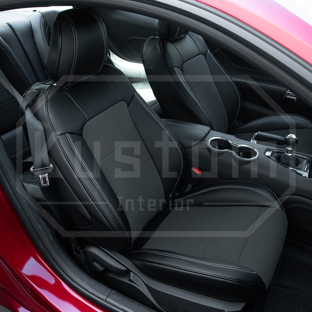 2015-23 Ford Mustang S550 Coupe Leather Seat Covers