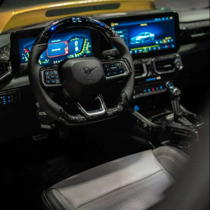 2024+ Ford Mustang S650 Carbon Fiber Steering Wheel