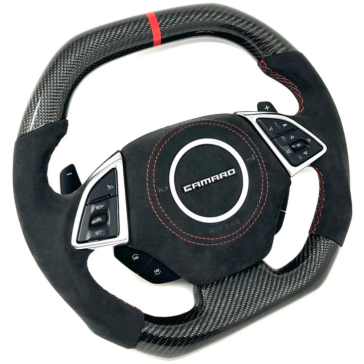 6th Gen Camaro Carbon Fiber Steering Wheel (Custom Order)