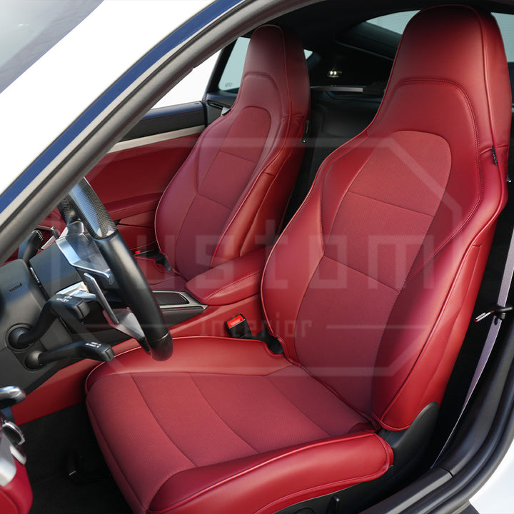 2011-19 Porsche 911 991 Carrera Leather Seat Covers (Custom Order)
