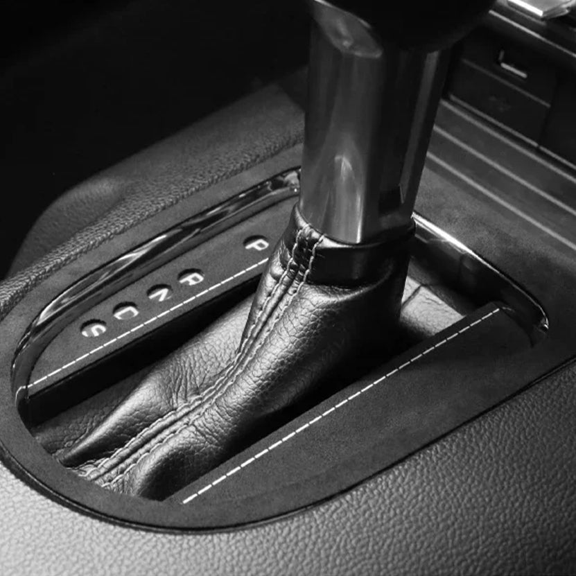 2015-23 Ford Mustang Alcantara Gear Shift Panel Trim