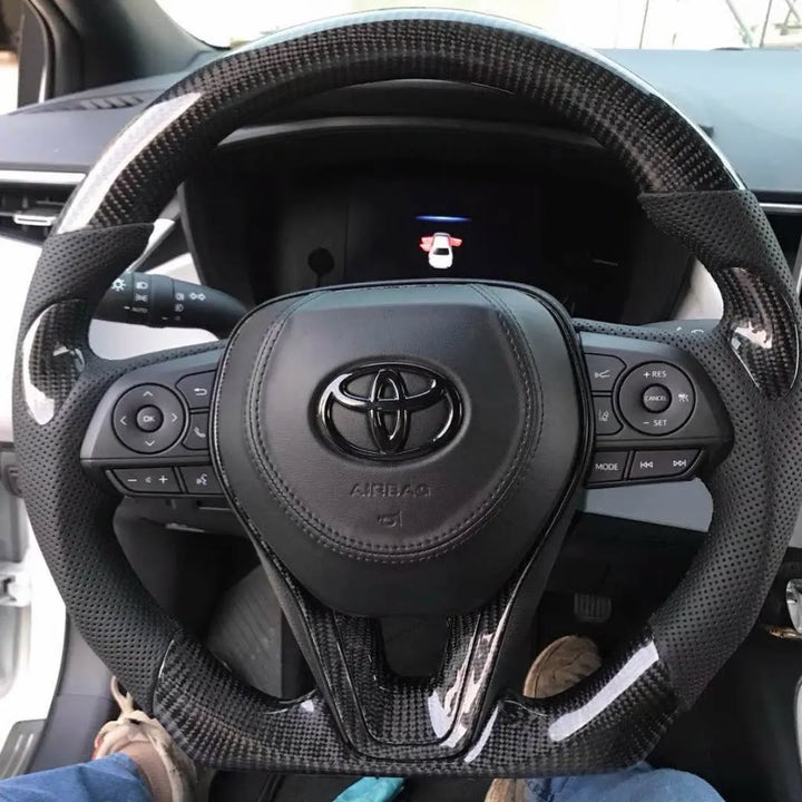2019-25 Toyota Rav4 Carbon Fiber Steering Wheel (Custom Order)