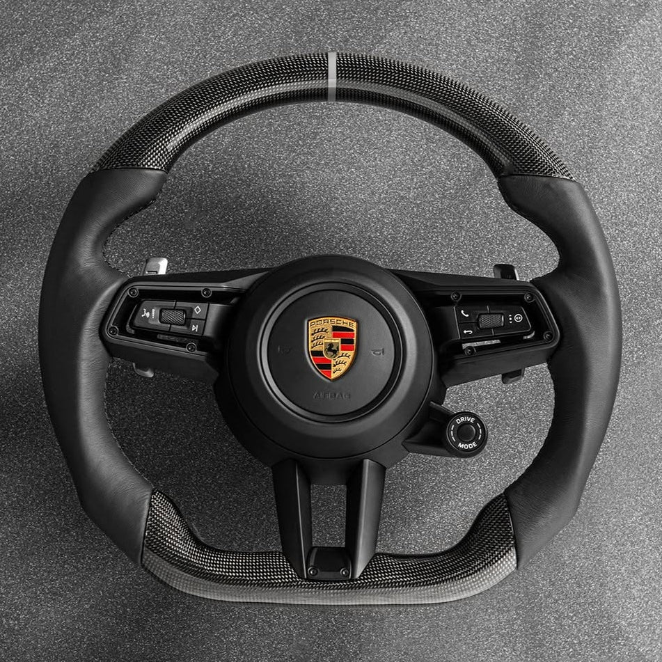 Porsche 911 Carbon Fiber Steering Wheel (Custom Order)