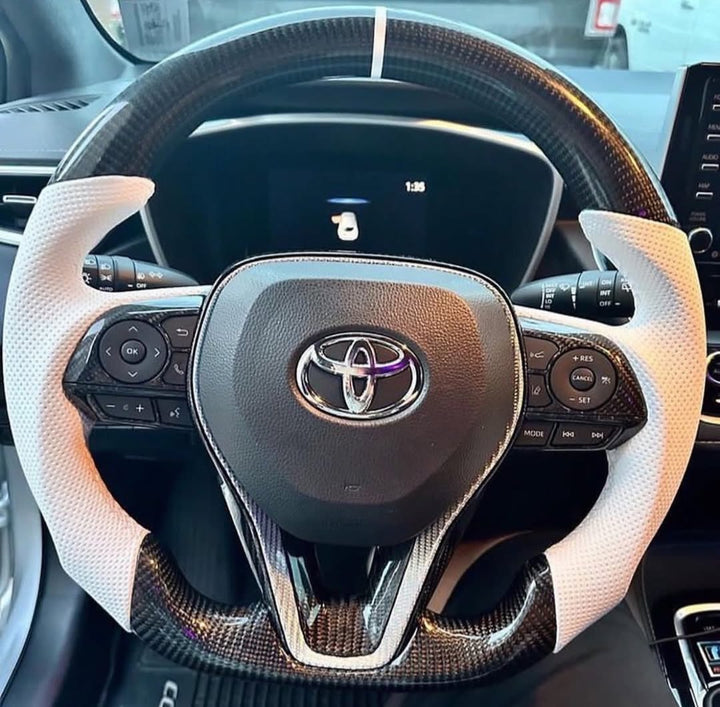 2019-25 Toyota Rav4 Carbon Fiber Steering Wheel (Custom Order)