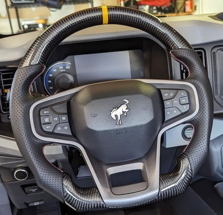 2021+ Ford Bronco Carbon Fiber Steering Wheel (Custom Order)