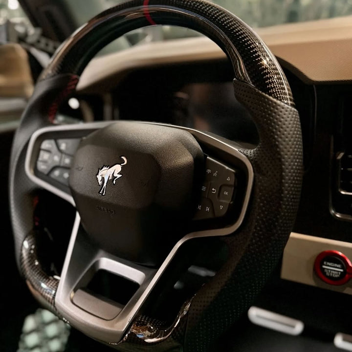 2021+ Ford Bronco Carbon Fiber Steering Wheel (Custom Order)