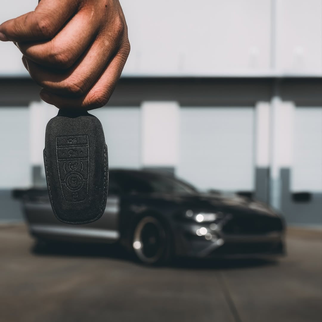 2015-23 Ford Mustang Alcantara Key Fob Case