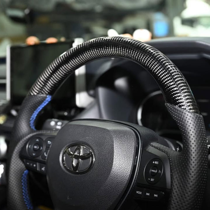 2019-25 Toyota Rav4 Carbon Fiber Steering Wheel (Custom Order)