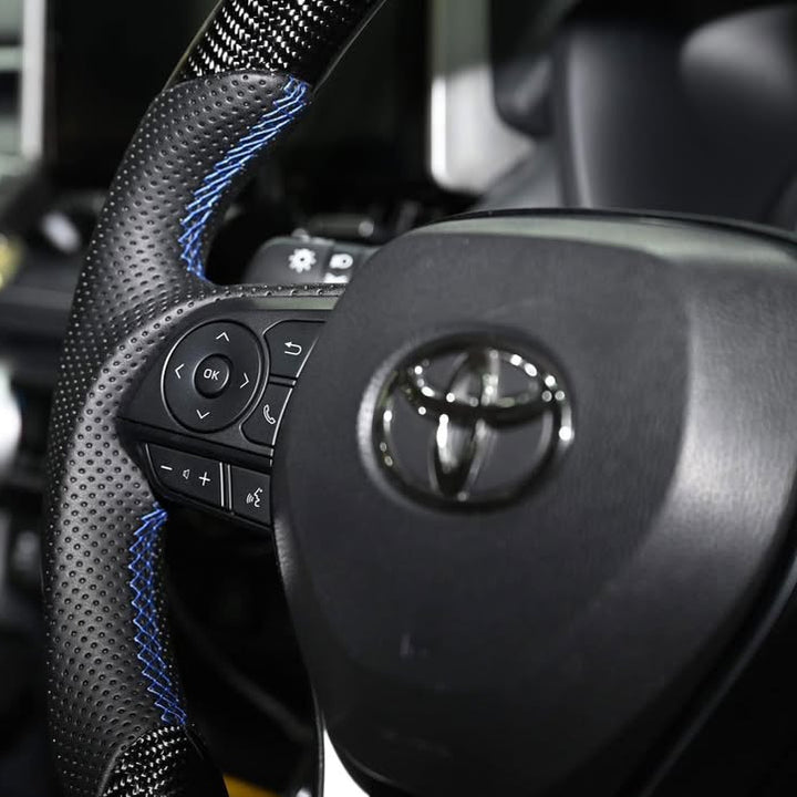 2019-25 Toyota Rav4 Carbon Fiber Steering Wheel (Custom Order)