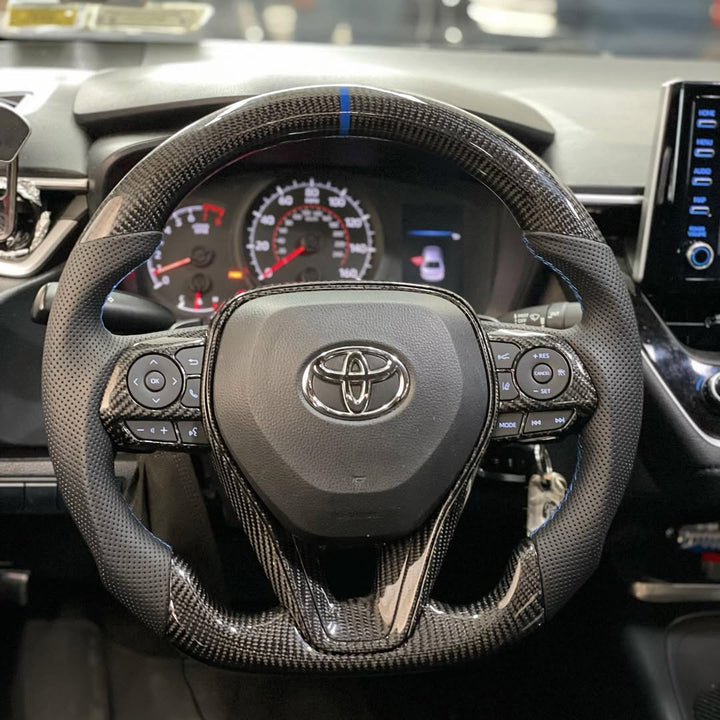 2019-25 Toyota Rav4 Carbon Fiber Steering Wheel (Custom Order)
