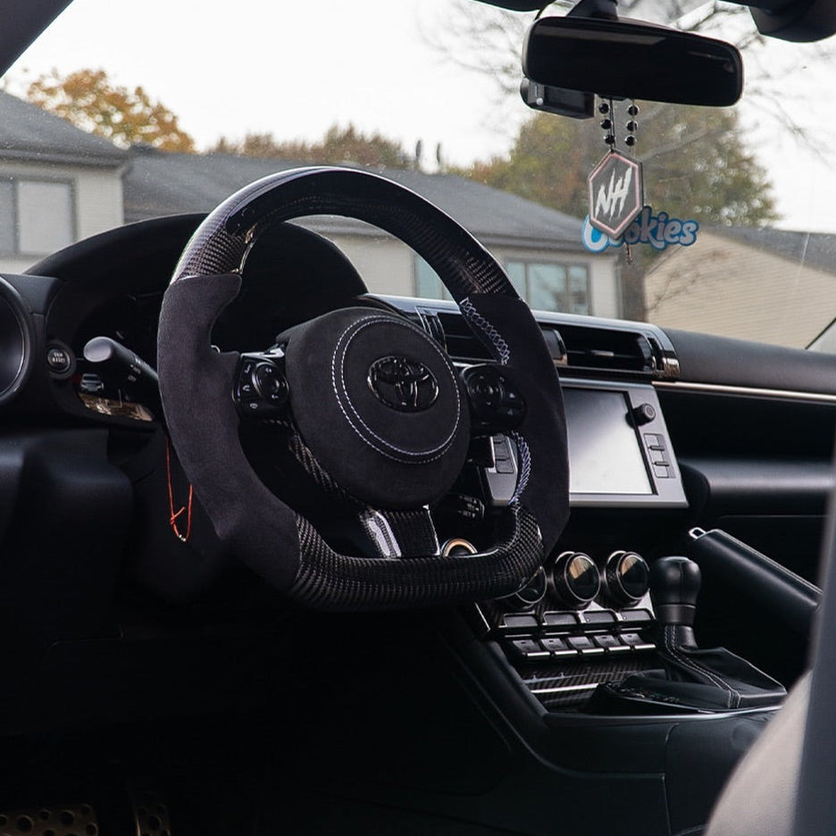 Toyota GR86 / Subaru BRZ Carbon Fiber Steering Wheel (Custom Order)