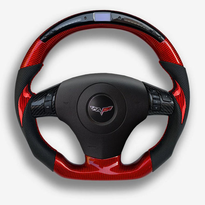 Corvette C6 Carbon Fiber Steering Wheel (Custom Order)
