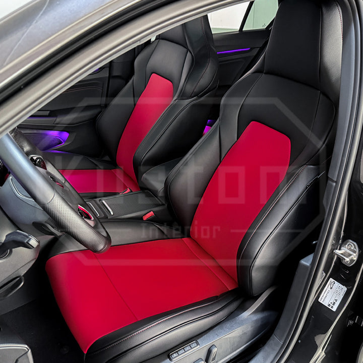 2022+ Volkswagen Golf GTI Premium Custom Leather Seat Covers (Custom Order)