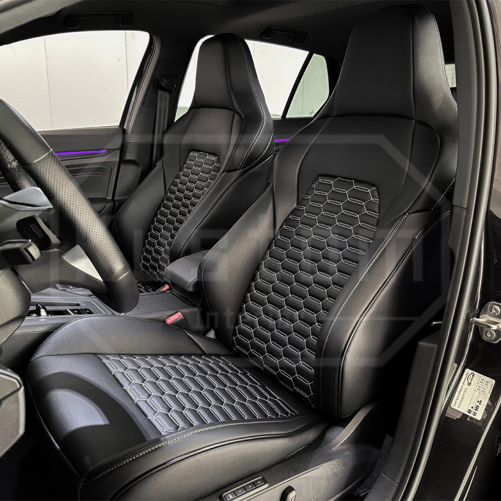 2022+ Volkswagen Golf GTI Premium Custom Leather Seat Covers (Custom Order)