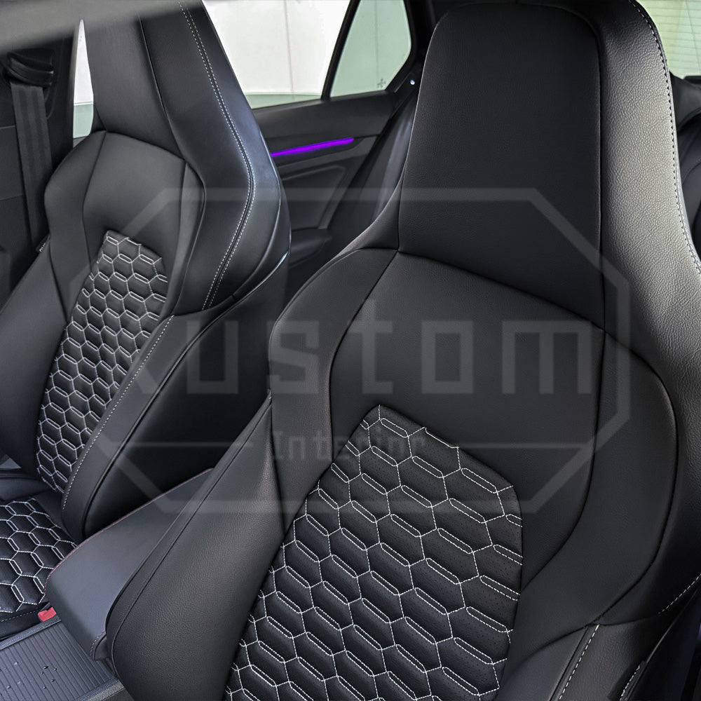 2022+ Volkswagen Golf GTI Premium Custom Leather Seat Covers (Custom Order)