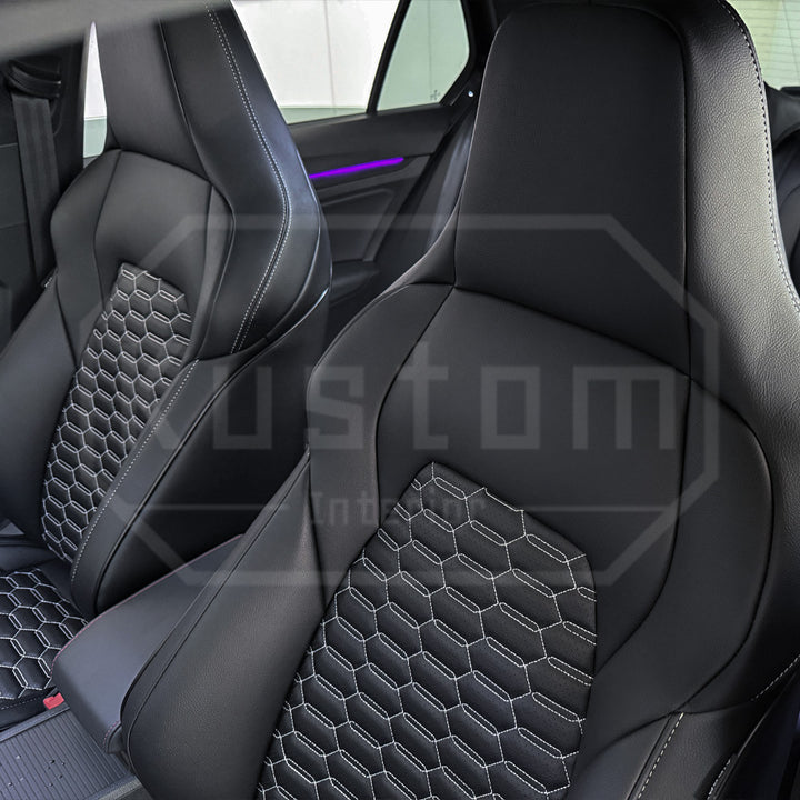 2022+ Volkswagen Golf GTI Premium Custom Leather Seat Covers (Custom Order)
