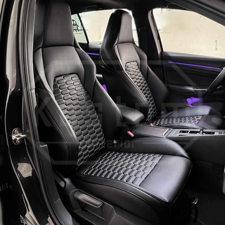 2022+ Volkswagen Golf GTI Premium Custom Leather Seat Covers (Custom Order)