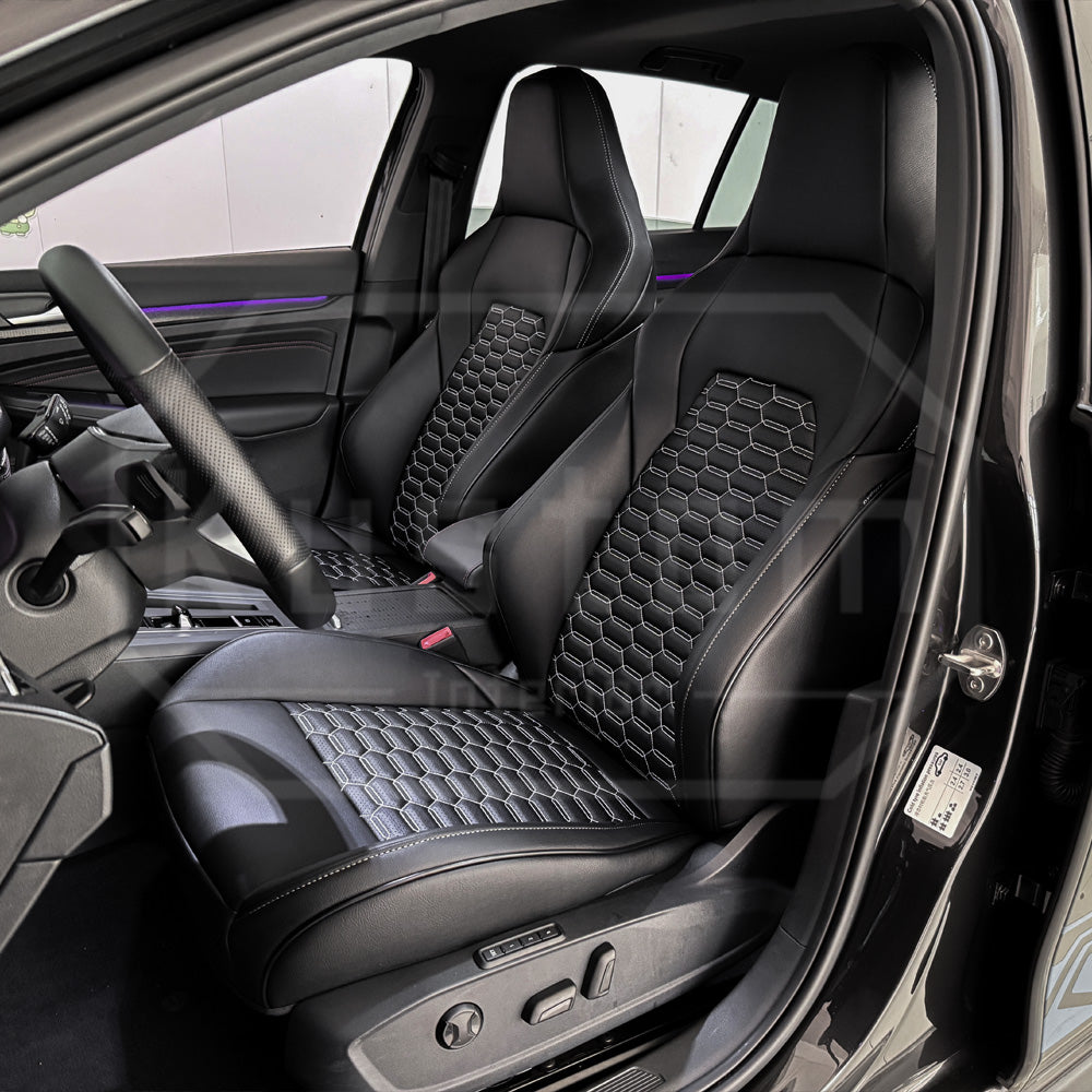 2022+ Volkswagen Golf GTI Premium Custom Leather Seat Covers (Custom Order)