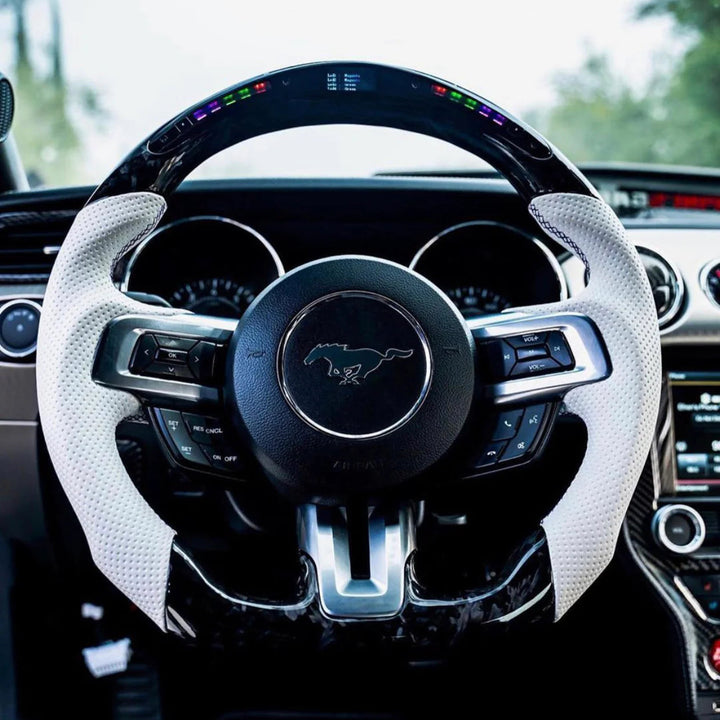 2015-23 Ford Mustang Carbon Fiber Steering Wheel (Custom Order)