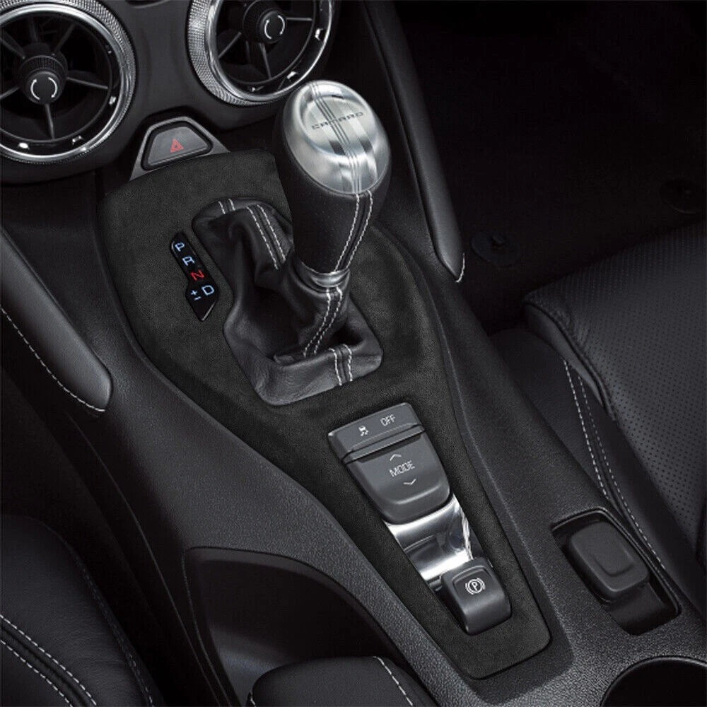 6th Gen Camaro Alcantara Center Console Panel Cover