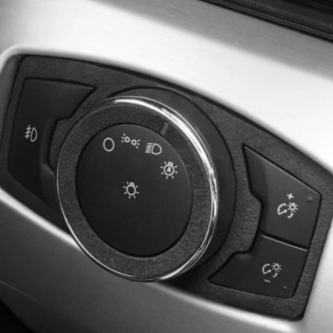 2015-23 Ford Mustang Alcantara Headlight Button Trim