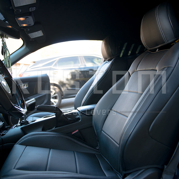 2015-23 Ford Mustang S550 Coupe Leather Seat Covers