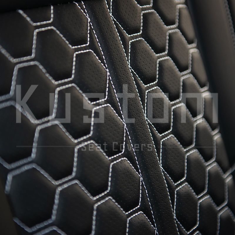 2019+ Chevrolet Silverado Premium Leather Seat Covers (Custom Order)