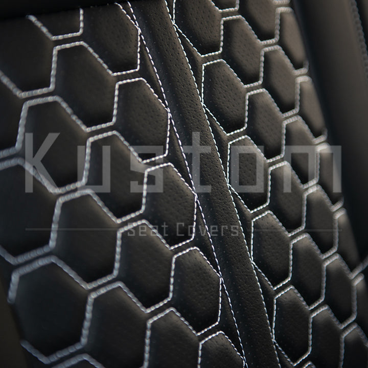 2019+ Chevrolet Silverado Premium Leather Seat Covers (Custom Order)