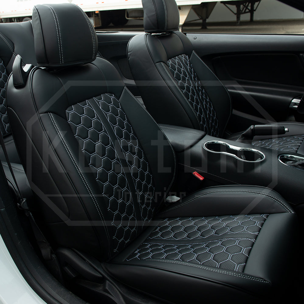 2015-23 Ford Mustang S550 Convertible Custom Seat Covers