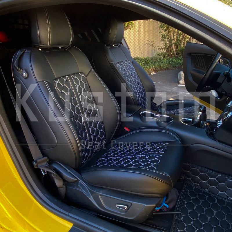 2015-23 Ford Mustang S550 Coupe Leather Seat Covers