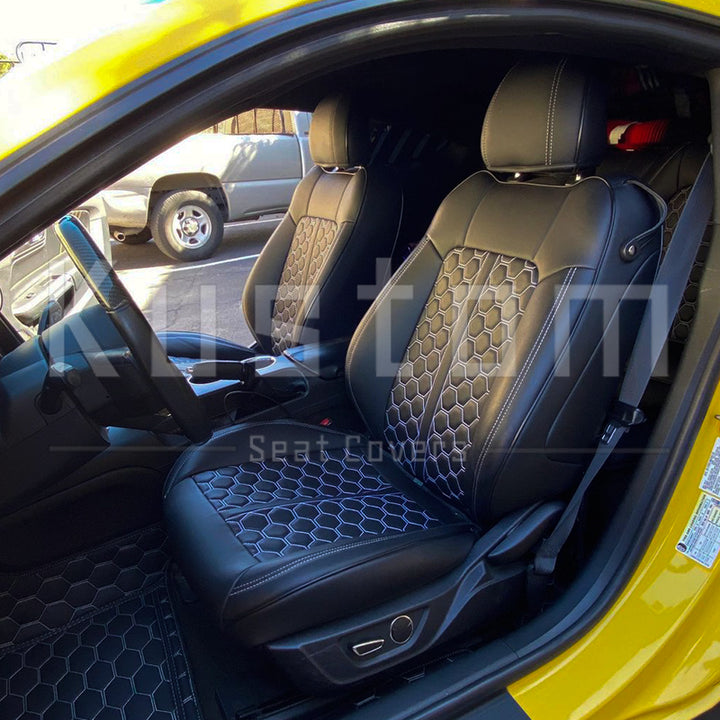 2015-23 Ford Mustang S550 Coupe Leather Seat Covers