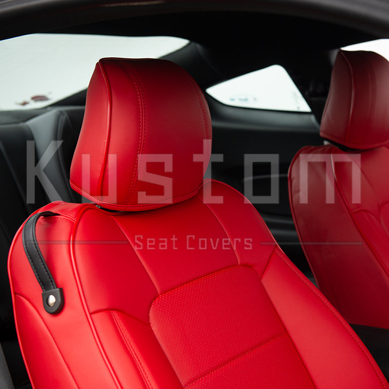 2015-23 Ford Mustang S550 Coupe Leather Seat Covers