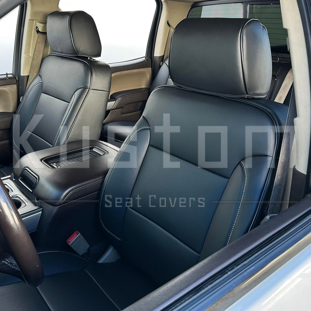 2014-18 GMC Sierra Leather Seat Covers (Custom Order)