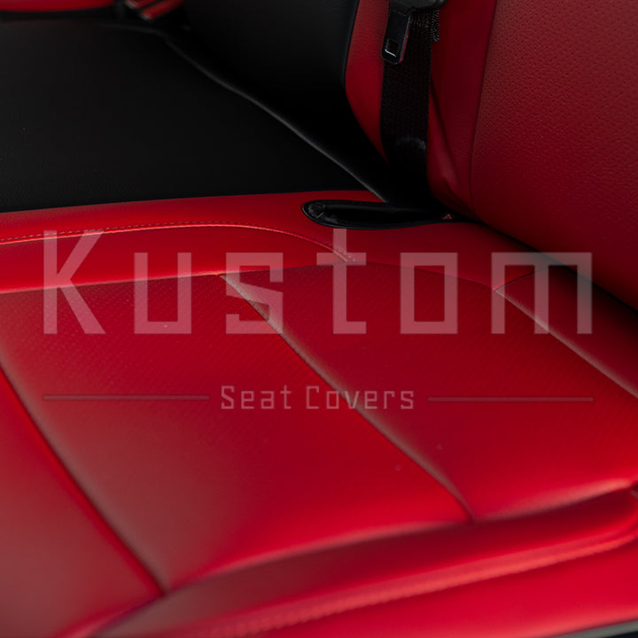 2019+ Chevrolet Silverado Premium Leather Seat Covers (Custom Order)