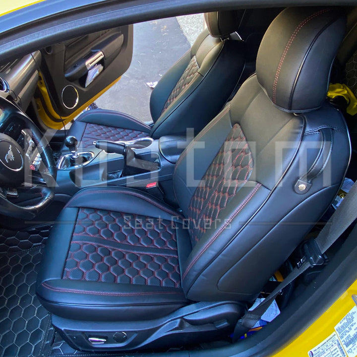2015-23 Ford Mustang S550 Coupe Leather Seat Covers
