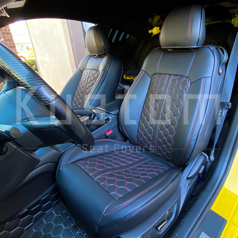 2015-23 Ford Mustang S550 Coupe Leather Seat Covers