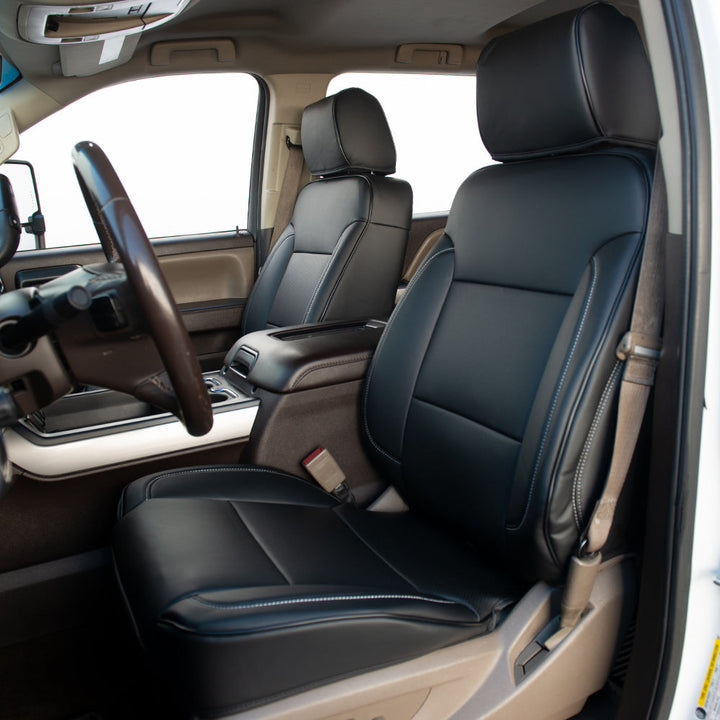 2014-18 GMC Sierra Leather Seat Covers (Custom Order)