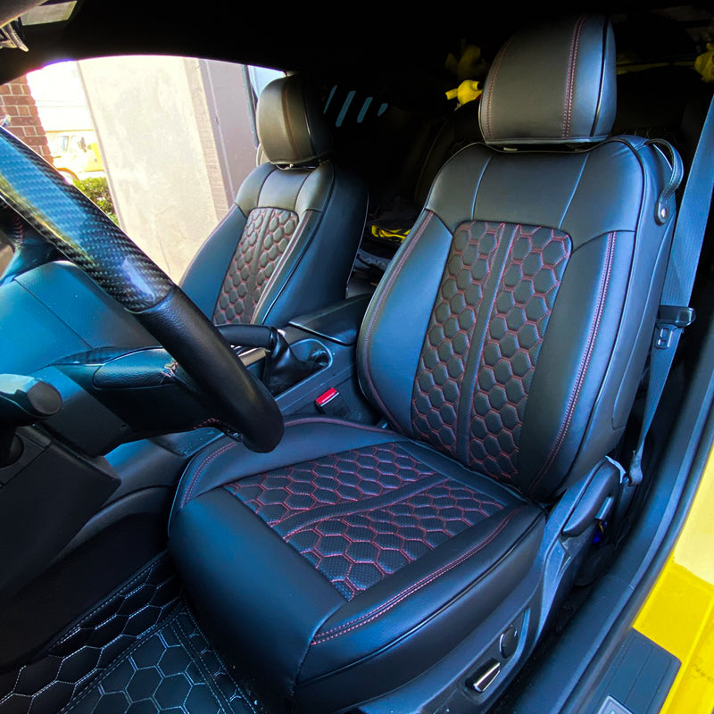 2015-23 Ford Mustang S550 Coupe Leather Seat Covers