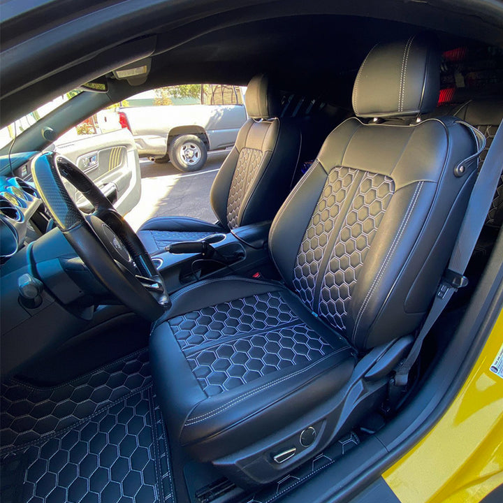 2015-23 Ford Mustang S550 Coupe Leather Seat Covers