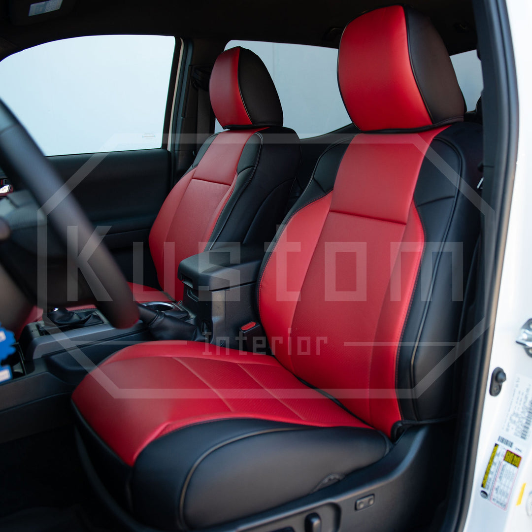 Experience Luxury on Every Drive: Custom Leather Seat Covers for Toyota Tacoma