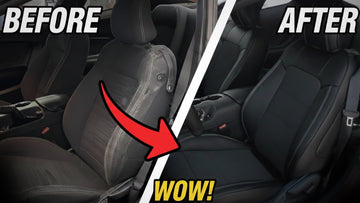 Mustang S550 Coupe Leather Seat Covers Installation by @vinlocke
