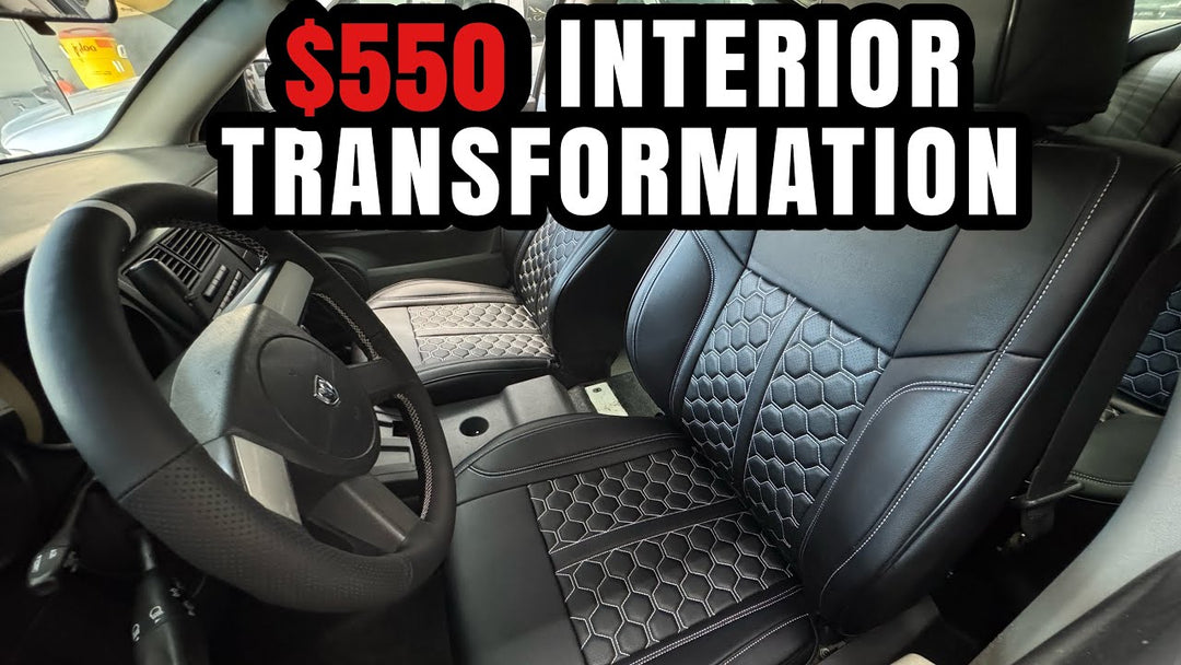 Custom Sport Seat Covers for the Dodge Charger Installation by @Atlanticbeachcustoms