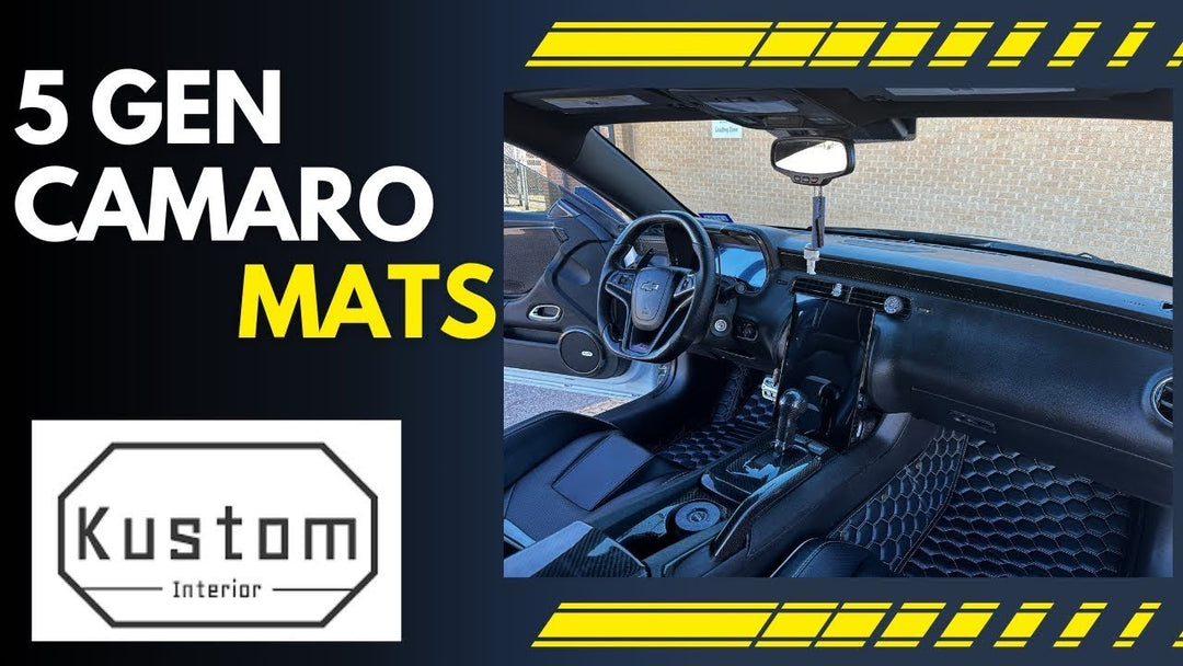 2010-15 Camaro with Honeycomb Floor Mats installation @thev6camaroguy