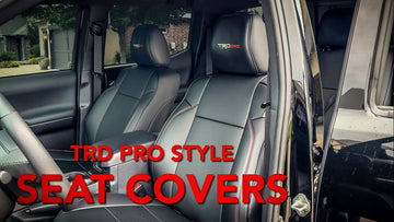 Tacoma Premium Kustom Leather Seat Covers Installation by @dp_trdpro