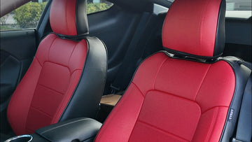 Ford Mustang S650 Coupe Leather Seat Covers Installation by @Warlord_S650