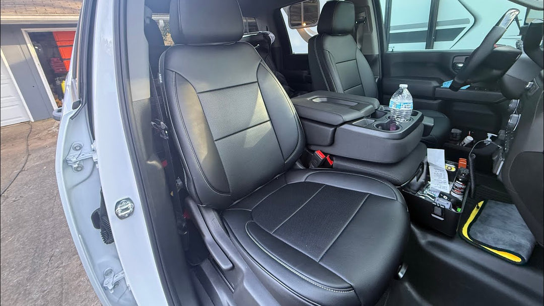 Chevrolet Silverado Premium Custom Leather Seat Covers Installation ‪‪@ARandC‬