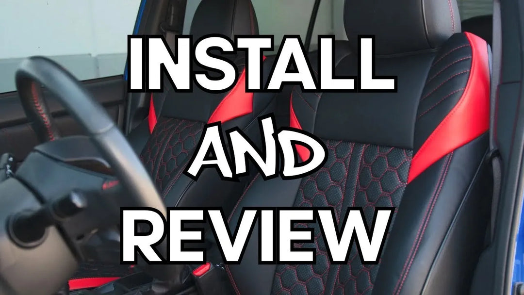 15-21 WRX/STI Honeycomb Seat Cover Review KustomInterior ft. @GTJesse