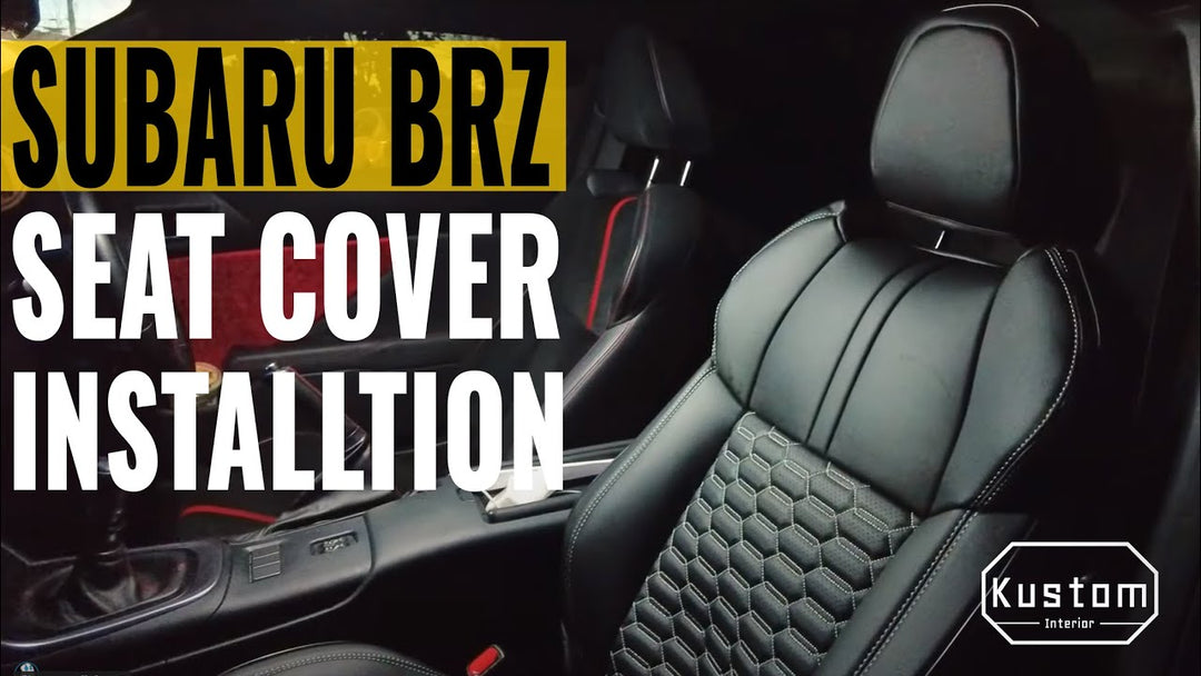 Premium Custom Honeycomb #SeatCovers installed on 22+ Subaru BRZ / Toyota GR86 ft. ‪@ZeroPlanet_